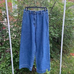 High waisted flare jeans